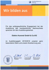 Wir bilden aus!
